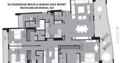 Residencia frente al mar en venta en SLS Puerto Cancún