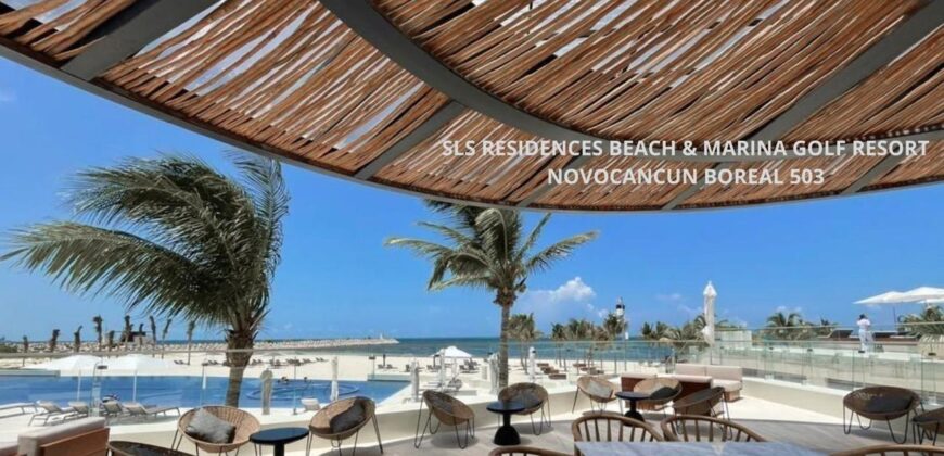 Residencia frente al mar en venta en SLS Puerto Cancún