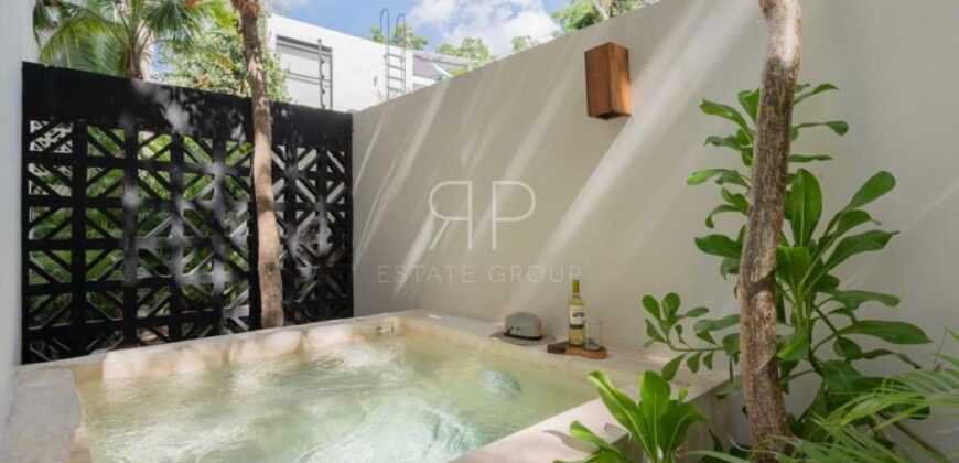 Departamento amueblado en venta en Samare 28, Tulum, de 113.7 m²