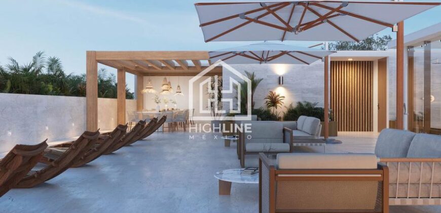 Departamento de dos recámaras en preventa en Puerto Cancún