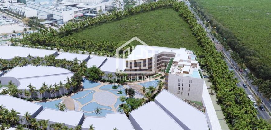 Departamento de dos recámaras en preventa en Puerto Cancún