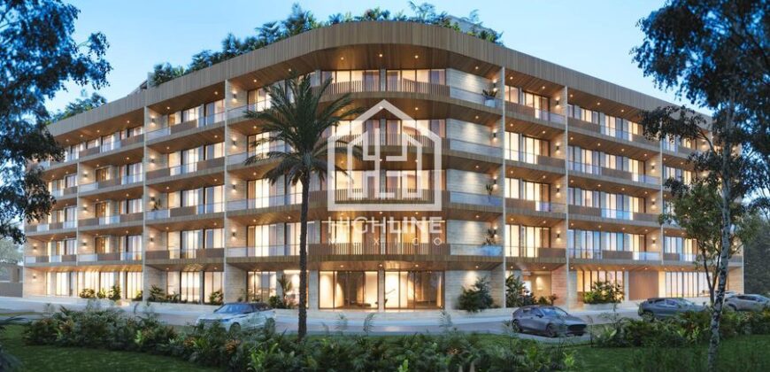 Departamento de dos recámaras en preventa en Puerto Cancún