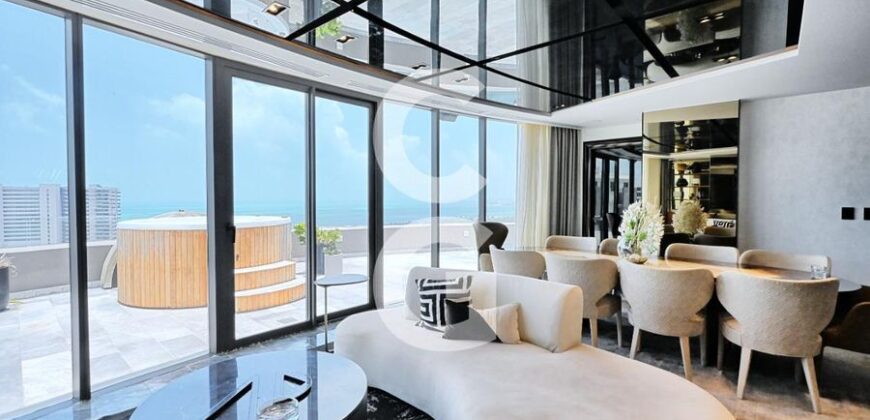 Departamento amueblado en venta en Shark Tower, Puerto Cancún, piso 17