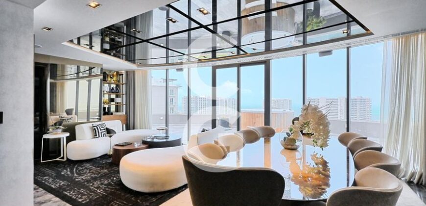 Departamento amueblado en venta en Shark Tower, Puerto Cancún, piso 17
